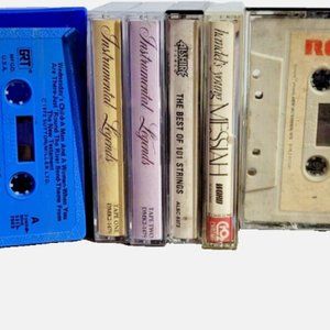 Cassette Tapes Bundle - Classical & Instrumental Music Variety - 6 Tapes